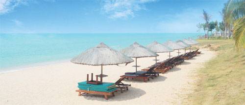 중국 하이난 해변 전경