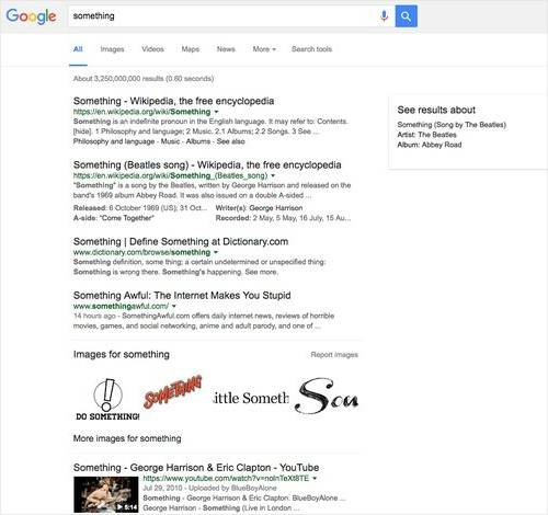 구글 검색시 링크가 검정색으로 표기되어 있다. (캡처=구글 검색 갈무리)