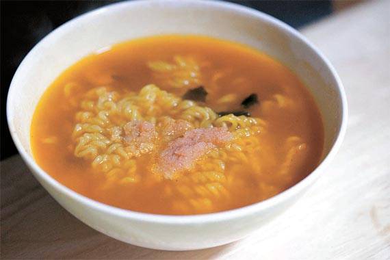 명란 라면
