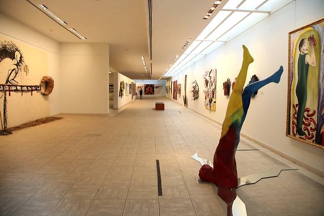 쿠바 국립미술관의 전시실.