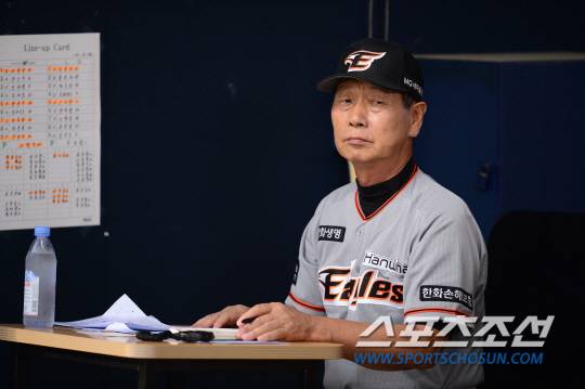 [포토] 김성근 감독 '중위권 탈출이 목표'
