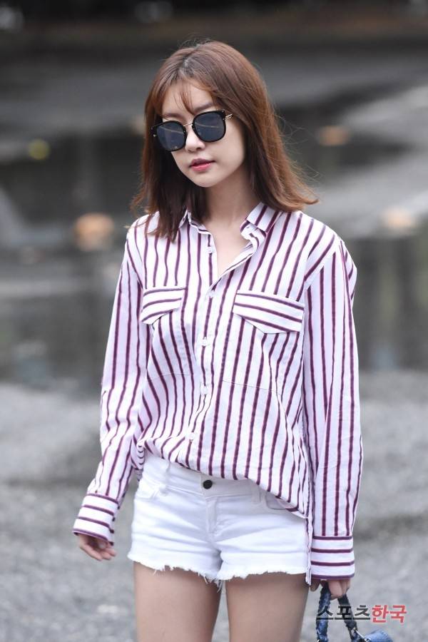 KBS 2TV '뮤직뱅크' 리허설 참석을 위해 출근하고 있는 레이디제인. 사진=장동규 기자 jk31@hankooki.com