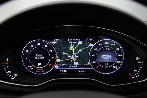 아우디 A4의 버추얼 콕핏./아우디코리아 제공