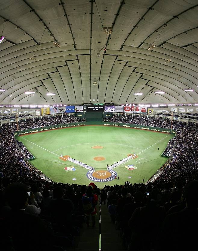 ▲ 2017년 월드베이스볼클래식(WBC) 조별 리그 A조가 펼쳐질 일본 도쿄돔