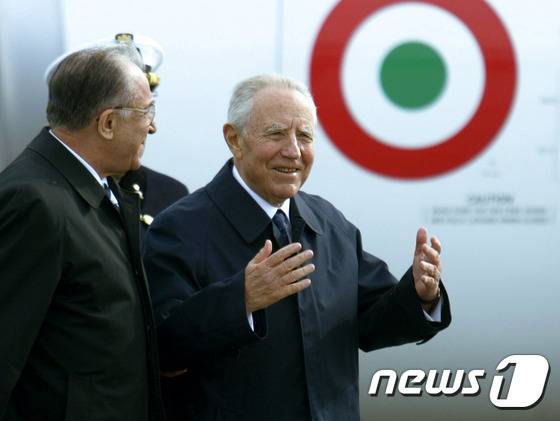 카를로 아첼리오 참피 이탈리아 전 대통령. ©AFP=뉴스1