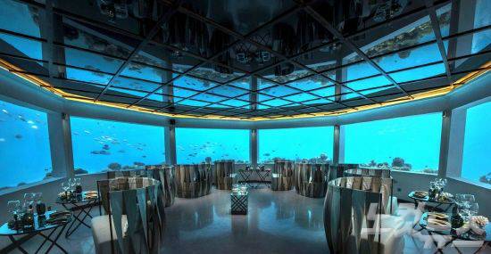 아쿠아리움에서 식사를 하는 기분이 드는 m6m (사진=몰디브데이 제공)