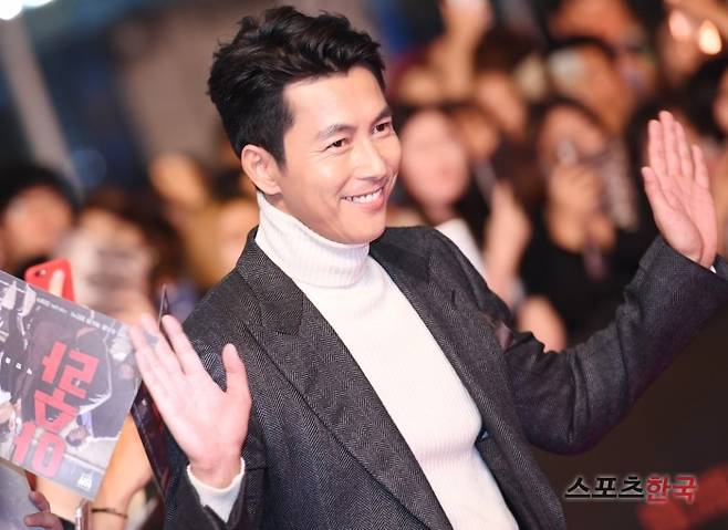 영화 '아수라' 레드카펫 행사에 참석한 정우성. 사진=이혜영 기자 lhy@hankooki.com