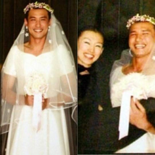 황정민 결혼식 사진이 유쾌함을 선사한다. 사진=온라인 커뮤니티