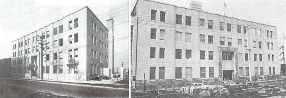 1938년 미쓰이물산 경성지점 준공 당시 모습(왼쪽)과 미국 문화원으로 쓰이던 시절. /그레뱅 뮤지엄 제공