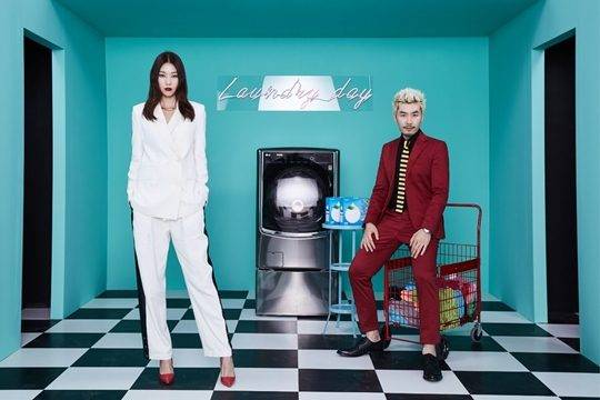 ‘런드리 데이’ 한혜진, 노홍철 / 사진제공=온스타일