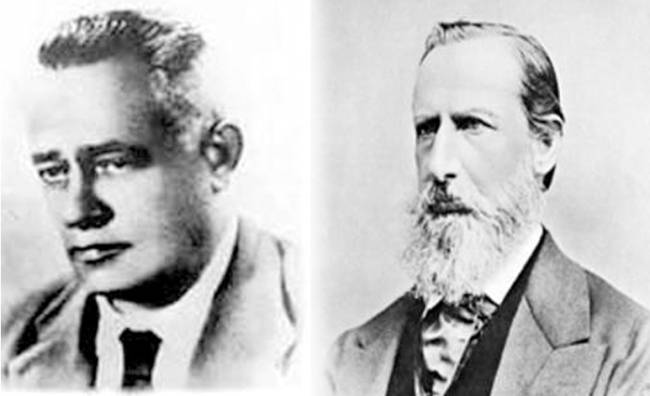 페레로 설립자 피에트로 페레로(왼쪽)와 네슬레 창업주 앙리 네슬레. 이 두 사람은 각각 세계 2차대전과 1차대전 당시 작은 제과점을 시작으로 회사를 설립했다는 공통점이 있다.