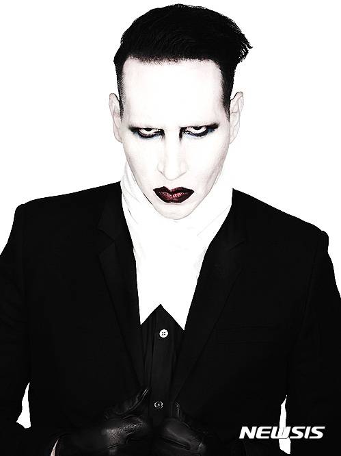 【서울=뉴시스】마릴린 맨스, 쇼크록 가수(사진=라이브네이션코리아)