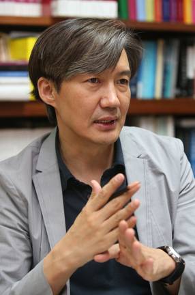 조국 교수. 김진수 기자jsk@hani.co.kr