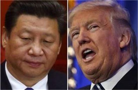 시진핑 중국 국가주석(왼쪽)과 도널드 트럼프 미국 대통령 당선자.