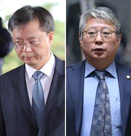 우병우 민정수석, 조응천 전 공직기강비서관. /조선 DB