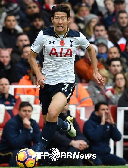 토트넘 핫스퍼의 손흥민. ⓒAFPBBNews = News1