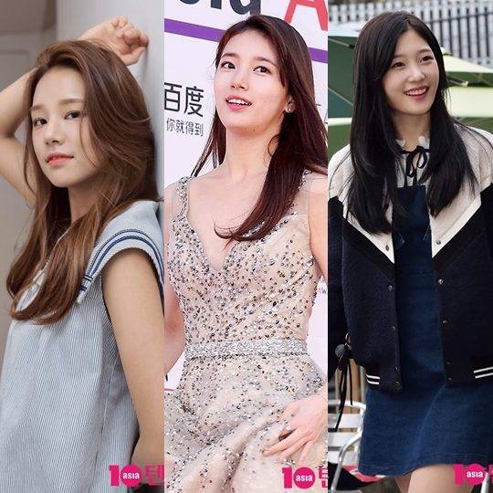 솔빈(왼쪽부터)·수지·정채연 / 사진=조준원·이승현 기자 wizard333@