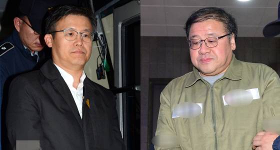 정호성 전 청와대 부속비서관(왼쪽)과 안종범 전 수석. /사진=뉴스1