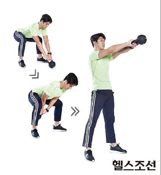 [헬스조선]케틀벨 스윙