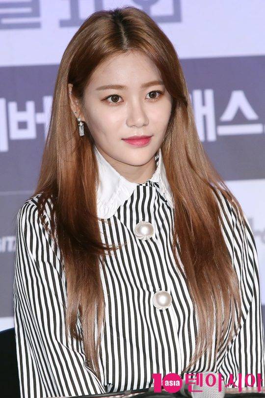 AOA 유나가 13일 오후 서울 마포구 서교동 스테이라운지에서 열린 웹드라마 ‘마이올드프렌드’ 제작발표회에 참석했다. / 사진=이승현 기자 lsh87@
