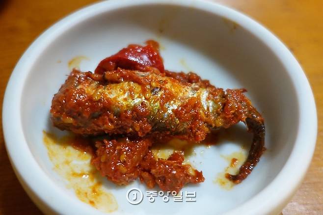 ⑦ 멸치젓갈무침