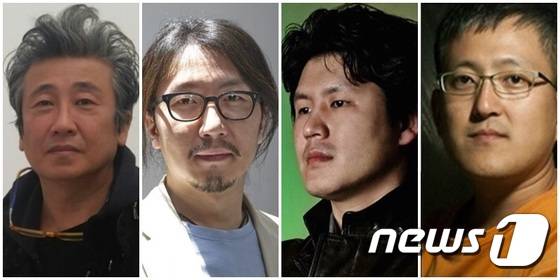 왼쪽부터 코디최, 이완, 박경근, 하태범 작가. © News1