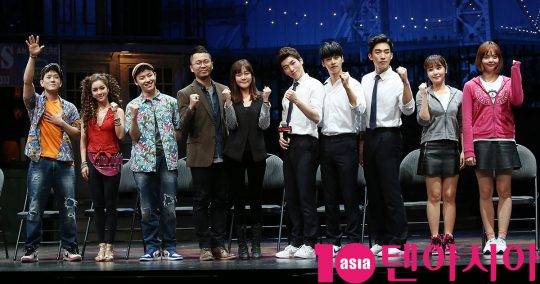 뮤지컬 ‘인 더 하이츠’ 주역들 / 사진=이승현 기자 lsh87@