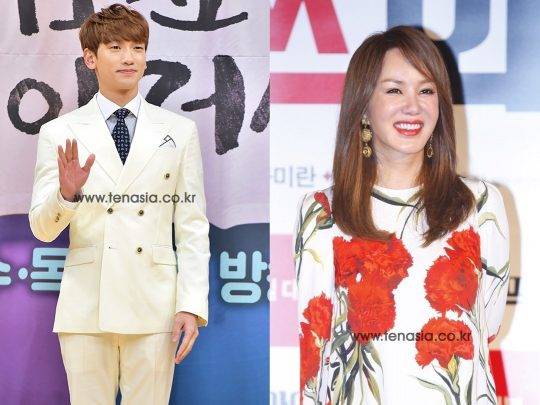 비와 엄정화 / 사진=텐아시아 DB