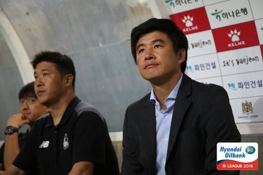 박건하 전 서울이랜드FC 감독. /사진=한국프로축구연맹 제공