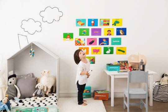 스칸디에듀의 플래시 카드 학습 교재 ‘브레인나우잉글리시’.