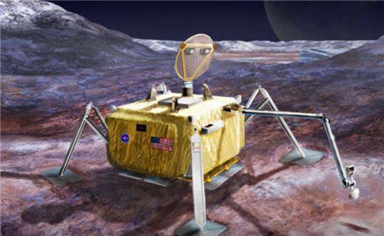 ▲2020년대 유로파를 탐사할 착륙선에 대한 상상도.[사진제공=NASA]