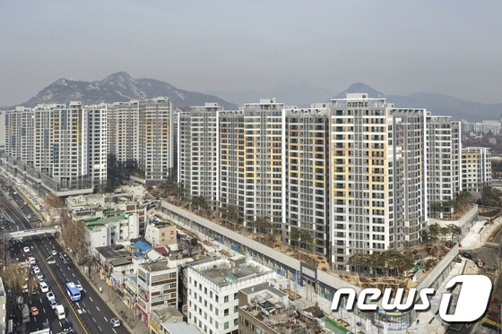 경희궁자이 전경. © News1