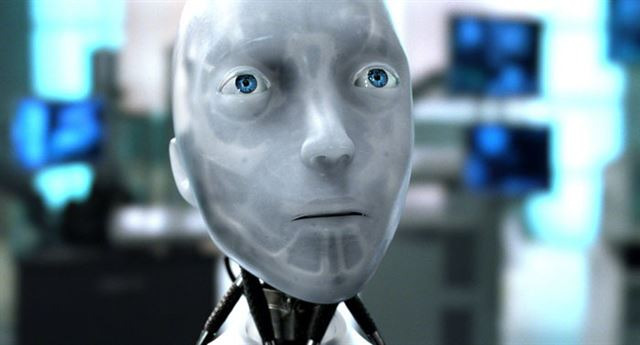 최근 유럽연합 의회가 인공지능(AI)을 가진 로봇에 ‘전자인간’이라는 법적 지위를 인정하는 결의문을 채택했다. 이 획기적 선언은 과학 저술가 아이작 아시모프가 제시한 로봇 3원칙을 그대로 차용하고 있다. 로봇 3원칙의 딜레마를 담고 있는 영화 '아이, 로봇'.  이십세기폭스 제공
