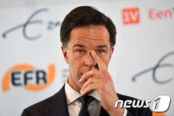마르크 뤼테 네덜란드 총리. © AFP=뉴스1