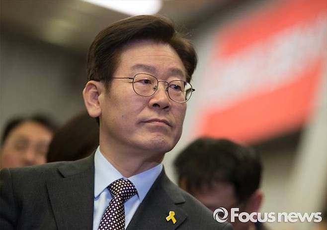 ▲ 더불어민주당 대선 예비주자 기호1번 이재명. 사진=포커스뉴스