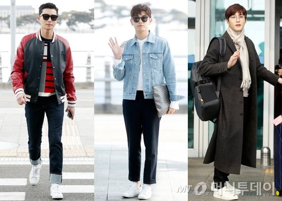 배우 박서준, 가수 에릭남, 엑소 수호 /사진=머니투데이DB