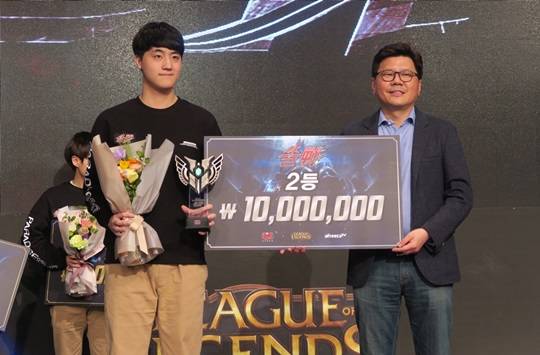 리그 오브 레전드 '쏠전' 2위를 차지한 '나라카일' 서지선. /사진=라이엇 게임즈 제공