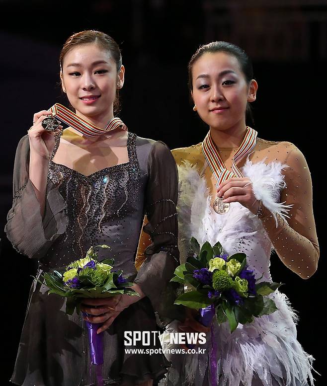 ▲ 김연아(왼쪽)와 아사다 마오 ⓒ GettyImages