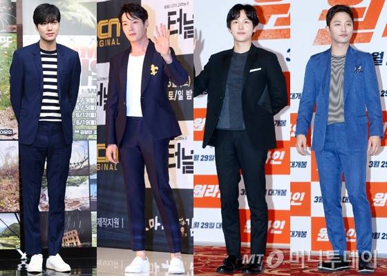 배우 이민호, 최진혁, 임시완, 진구. /사진=뉴스1, 머니투데이DB