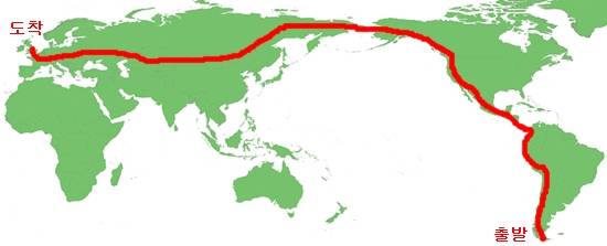 칼 부쉬비의 이동 경로