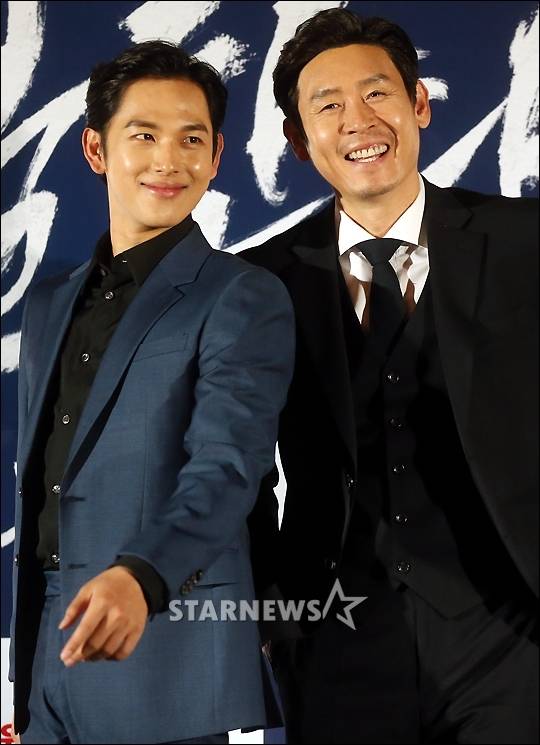 영화 '불한당:나쁜 놈들의 세상' 임시완, 설경구/사진=임성균 기자