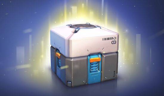 오버워치의 확률형 아이템 '전리품 상자'.