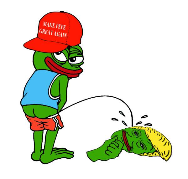 페페 더 프로그 원작자 맷 퓨리가 자신의 텀블러에 올린 그림./조선일보DB