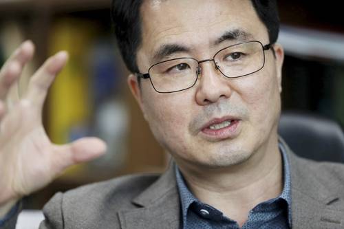 김석 건국대 융합인재학부 교수 [사진=전수영 기자]