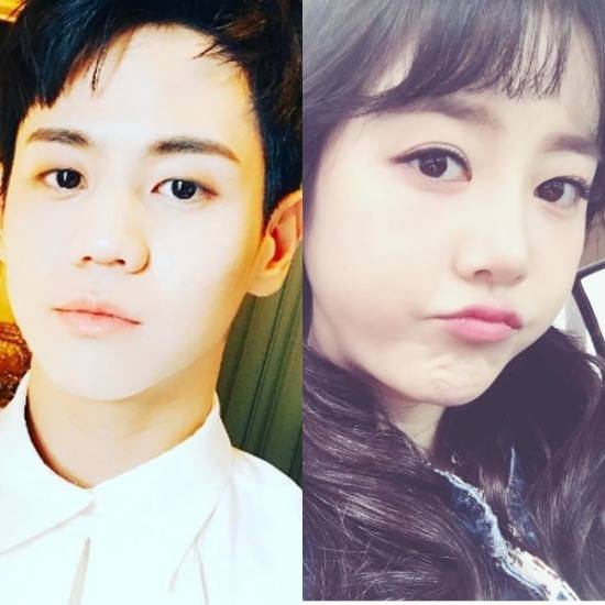 열애설에 휩싸인 양요섭 신고은. (사진=양요섭 신고은 SNS)