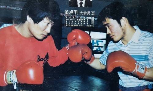 박종팔과 노창환(오른쪽)의 1차전 포스터.