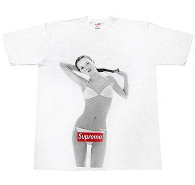 1994년 캘빈클라인 사건(?)을 그대로 재현한 2004 봄/여름 케이트모스 티셔츠