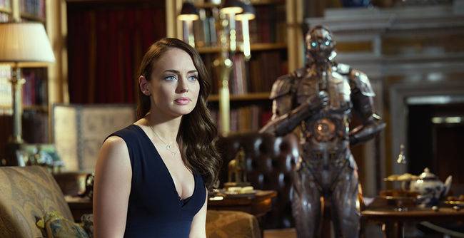 Laura Haddock as Viviane Wembly in TRANSFORMERS: THE LAST KNIGHT, from Paramount Pictures.