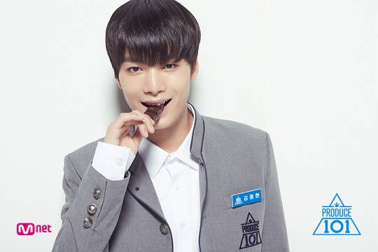 '프로듀스 101' 출신 뉴이스트 김종현이 화제다. 사진=Mnet '프로듀스 101 시즌2'