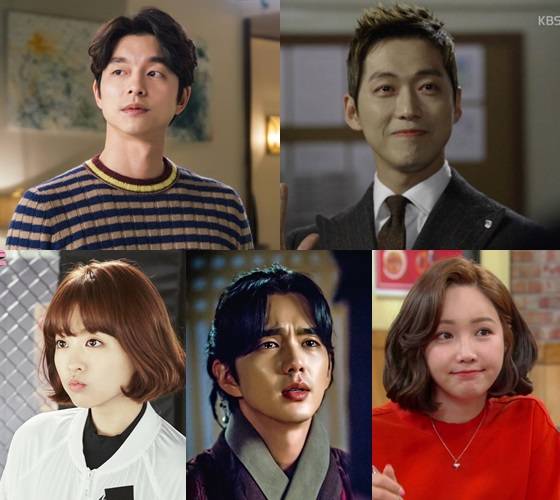 (왼쪽 위에서부터 시계방향) 공유, 남궁민, 이유리, 유승호, 박보영 / 사진=각 방송사, 방송화면 캡처